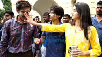 On The Sets Of The Movie Pati Patni Aur Woh