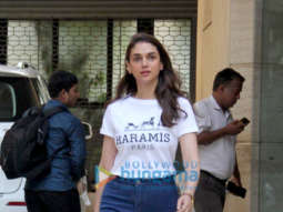 Photos: Aditi Rao Hydari snapped at a dubbing studio in Bandra