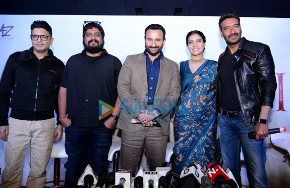 Photos: Ajay Devgn, Kajol and Saif Ali Khan promote Tanhaji – The Unsung Warrior in Delhi Photos: Ajay Devgn, Kajol and Saif Ali Khan promote Tanhaji – The Unsung Warrior in Delhi