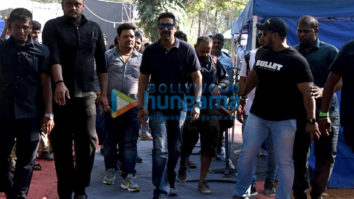 Photos: Ajay Devgn spotted at Filmcity in Goregaon