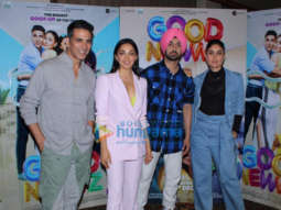 Photos: Akshay Kumar, Kareena Kapoor Khan, Kiara Advani and Diljit Dosanjh snapped promoting their film Good Newwz