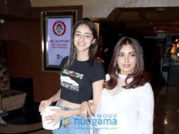 Photos: Ananya Pandey and Bhumi Pednekar snapped at PVR, Juhu