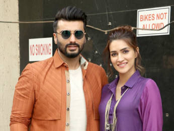 Photos: Arjun Kapoor and Kriti Sanon snapped promoting their film Panipat