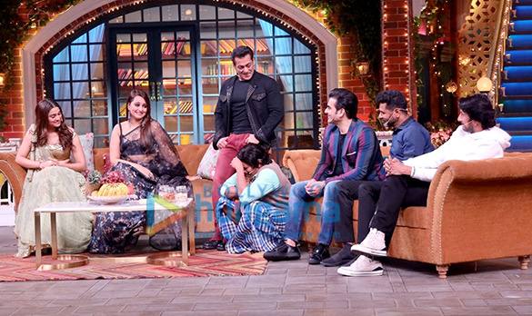 photos cast of dabangg 3 snapped on the sets of the kapil sharma show 4