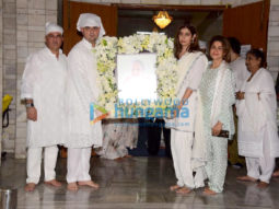 Photos: Dabboo Ratnani and others snapped during the prayer meet of his mother Prabha Ratnani