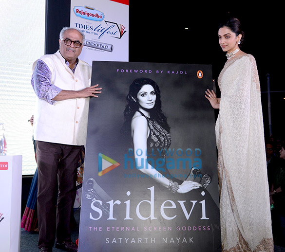 photos deepika padukone and boney kapoor snapped during the book launch on sridevis life at litfest 2019 4
