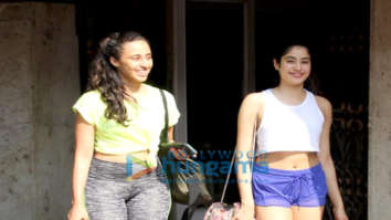Photos: Janhvi Kapoor and Namrata Purohit spotted at the Pilates gym