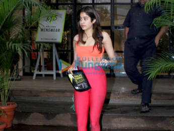 Photos: Janhvi Kapoor snapped at Antigravity gym