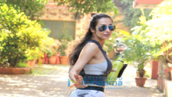 Photos: Malaika Arora, Amrita Arora, Kim Sharma and Gabriella Demetriades snapped at Diva Yoga Studio in Bandra