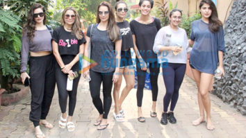 Photos: Malaika Arora, Seema Khan, Rhea Chakraborty and others spotted at Diva Yoga