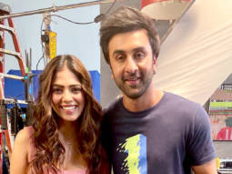 Photos: Ranbir Kapoor and Malavika Mohanan snapped at a shoot location