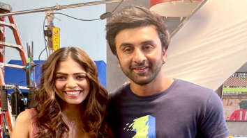Photos: Ranbir Kapoor and Malavika Mohanan snapped at a shoot location