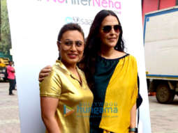 Photos: Rani Mukerji and Neha Dhupia snapped on sets of the show No Filter Neha Season 4