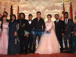 Photos: Salman Khan and others snapped at the wedding of makeup artist Raju Naag’s son
