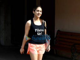 Photos: Sara Ali khan, Janhvi Kapoor, Sharmin Segal and Namrata Purohit spotted at Pilates class