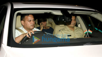 Photos: Shah Rukh Khan snapped with his son Aryan Khan in Juhu