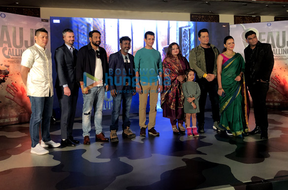 photos sharman joshi ranjha vikram singh bidita bag grace the trailer launch of fauji calling 3