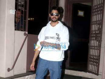 Photos: Sidharth Malhotra snapped at Shankar Mahadevan's studio