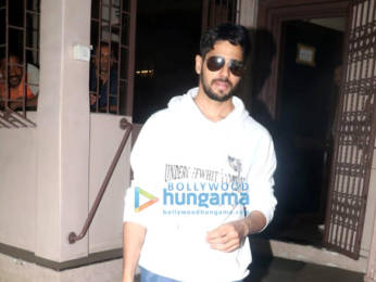 Photos: Sidharth Malhotra snapped at Shankar Mahadevan's studio