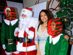 Photos: Sonakshi Sinha snapped celebrating Christmas with kids