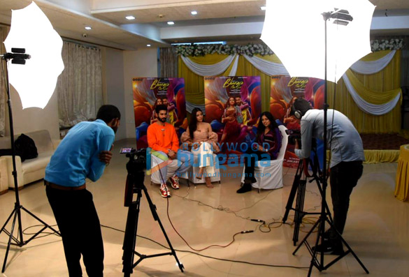 photos sunny kaushal and rukshar dhillon snapped promoting their movie bhangra paa le 3