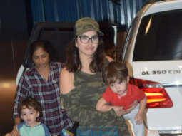 Photos: Sunny Leone snapped with her kids