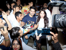 Photos: Varun Dhawan and Nora Fatehi snapped at Mount Mary Church in Bandra