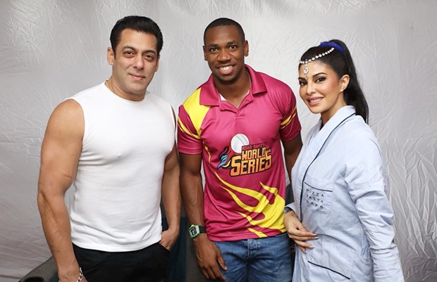 Salman Khan and Jacqueline Fernandez hang out with Yohan Blake Salman Khan and Jacqueline Fernandez hang out with Yohan Blake