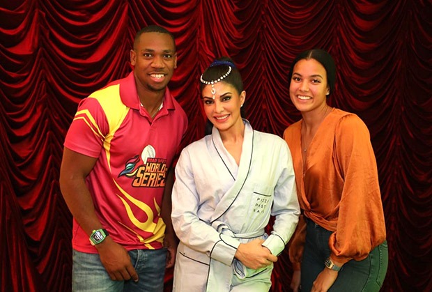 Salman Khan and Jacqueline Fernandez hang out with Yohan Blake Salman Khan and Jacqueline Fernandez hang out with Yohan Blake