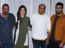 Sanjay Dutt, Kriti Sanon, Arjun Kapoor & Ashutosh Gowariker promoting film Panipat