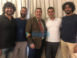 on the sets of the movie Sharmaji Namkeen