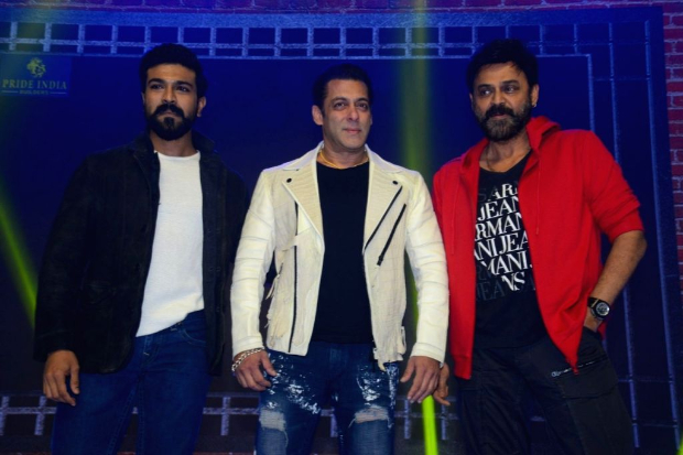 WATCH VIDEO: Salman Khan grooves with Ram Charan and Venkatesh on ‘Munna Badnaam Hua'