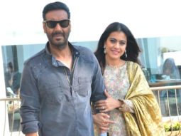 Ajay Devgn and Kajol snapped at Sun-n-Sand promoting the film Tanhaji – The Unsung Warrior