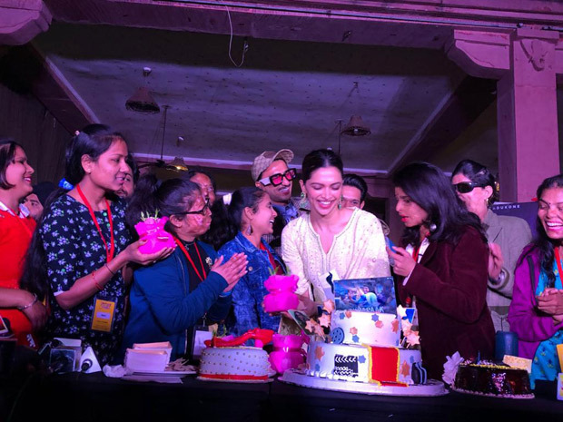 Deepika Padukone celebrates her birthday with Ranveer Singh and acid attack survivors in Lucknow