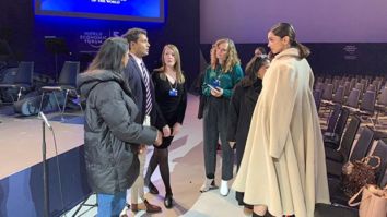 Deepika Padukone spotted at the rehearsals for World Economic Forums Crystal Awards at Davos