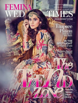 Taapsee Pannu on the cover of Femina, Jan 2020