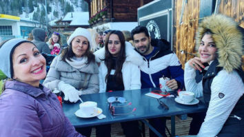 Jacqueline Fernandez and Varun Dhawan get together for the first lunch of 2020 in Gstaad, Switzerland!