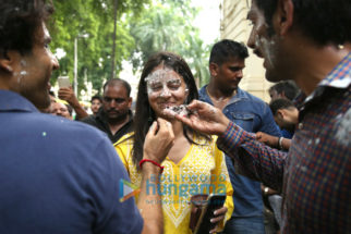 On The Sets From The Movie Pati Patni Aur Woh