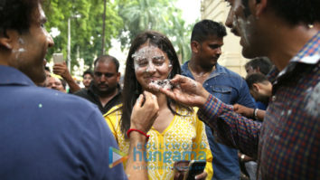 On The Sets From The Movie Pati Patni Aur Woh