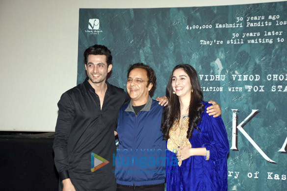 photos aadil khan sadia and vidhu vinod chopra attend the special screening of shikara 5