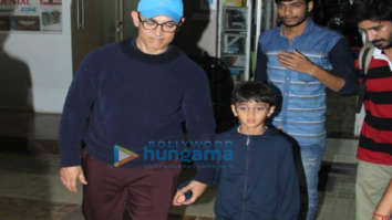 Photos: Aamir Khan snapped with his son Azad Rao Khan in Bandra