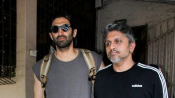 Photos: Aditya Roy Kapur and Mohit Suri snapped at a dubbing studio in Bandra