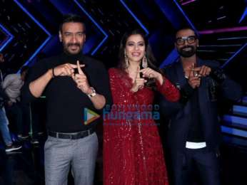 Photos: Ajay Devgn and Kajol promote their film Tanhaji – The Unsung Warrior on the sets of Dance+5