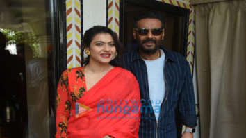 Photos: Ajay Devgn and Kajol snapped promoting their film Tanhaji – The Unsung Warrior