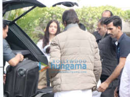Photos: Amitabh Bachchan and Aishwarya Rai Bachchan snapped at the airport in Kalina