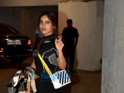 Photos: Bhumi Pednekar spotted at a friend’s residence in Bandra