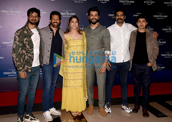 photos celebs snapped at amazon primes the forgotten army promotions 2