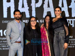 Photos: Deepika Padukone, Vikrant Massey, Meghna Gulzar and others grace the song launch of ‘Chhapaak’ from their film ‘Chhapaak’