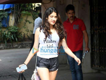 Photos: Janhvi Kapoor spotted at the Pilates gym
