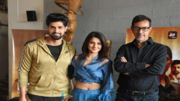 Photos: Jennifer Winget, Rajat Kapoor and Tanuj Virwani snapped promoting their web series Code M